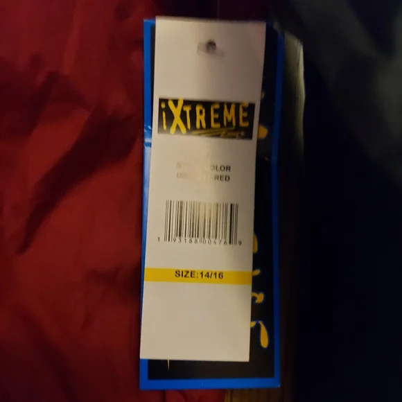 3/$25 NWT Youth Boys Size 14/16 IXTreme hoodie windbreaker Red&Black. - Picture 3 of 8